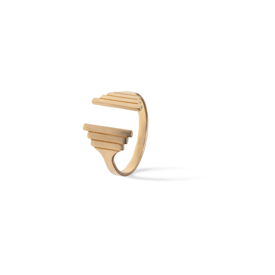 Bague Pyramide en Argent