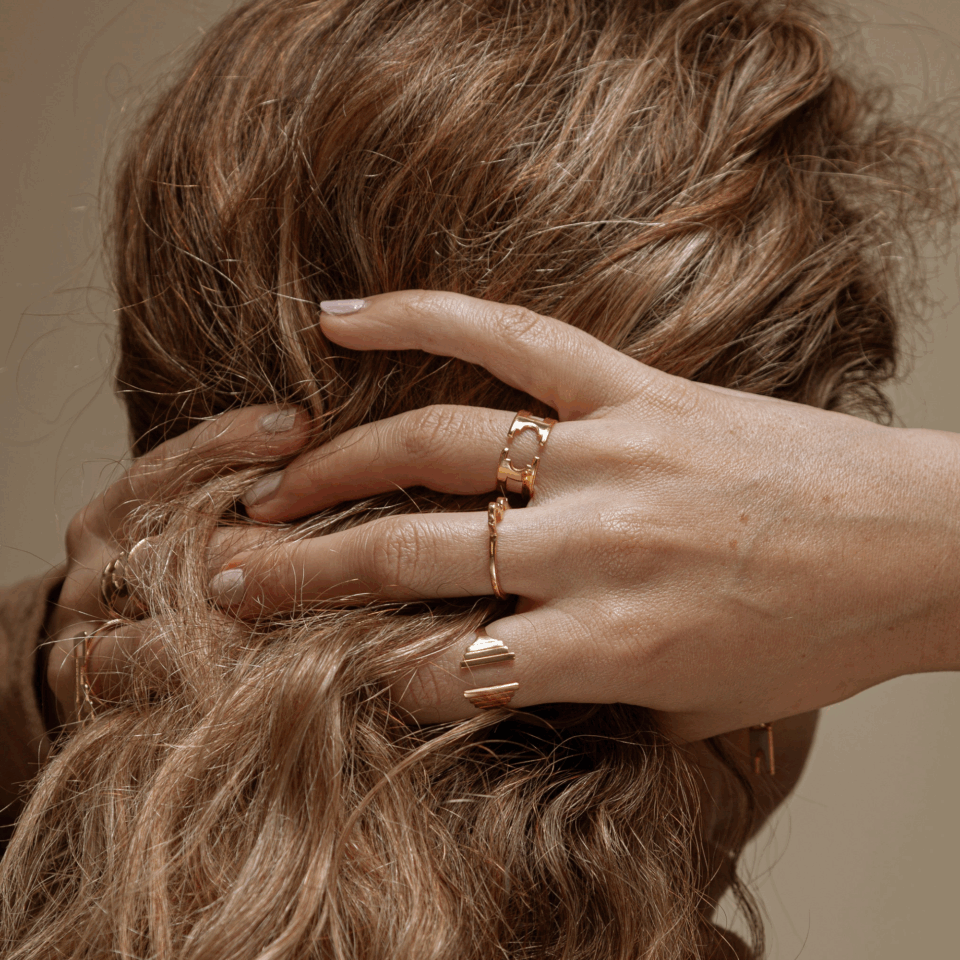 bague City Line en Argent