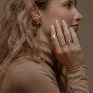 bague argent pyramide égyptienne